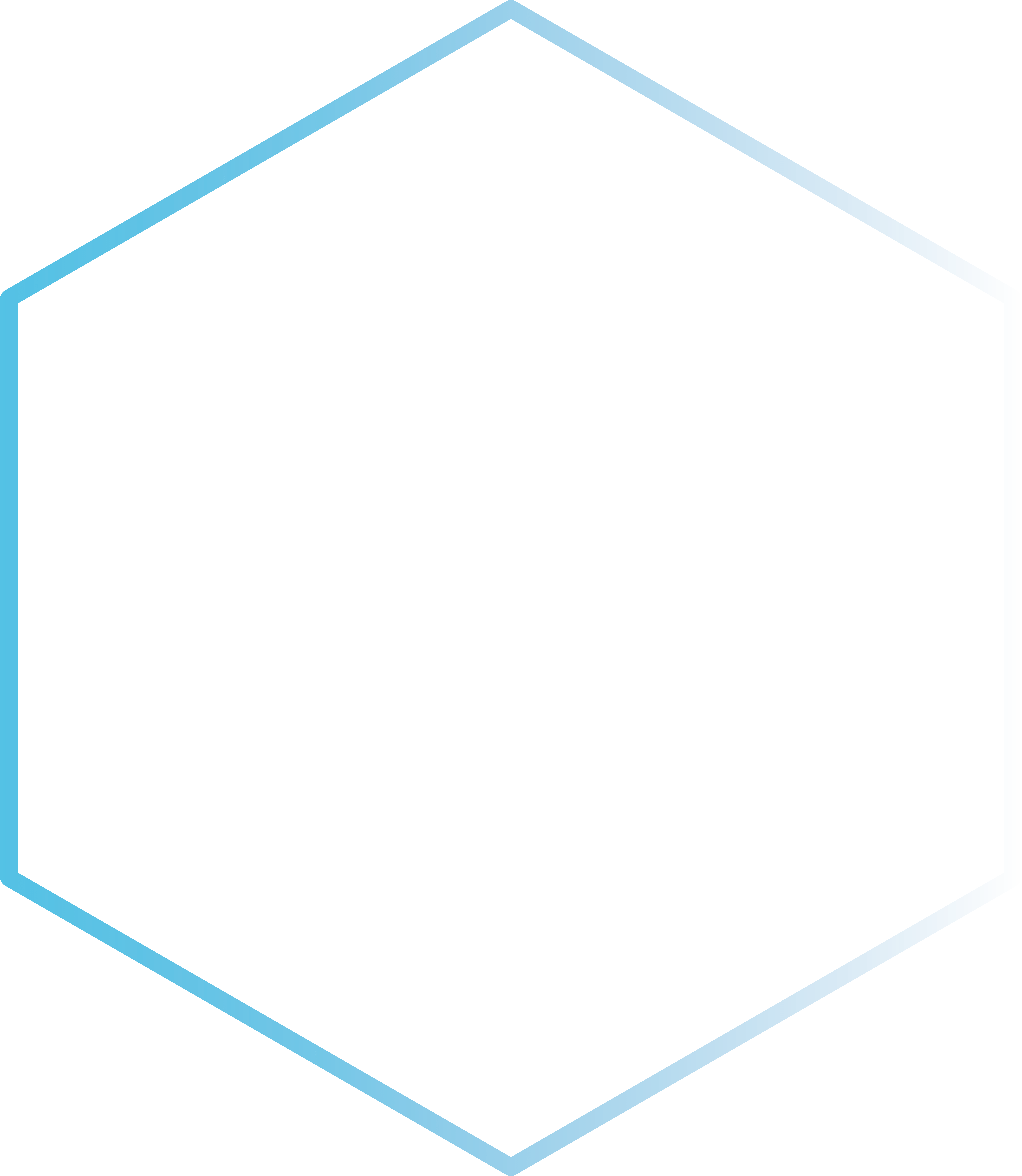 Hexagonal azul degradado